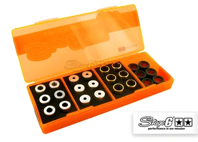 Produktbild von Variomatik Abstimmset Stage6 15 x 12 mm 5,0-6,5 g 24 Gewichtkerne Kunststoffbox