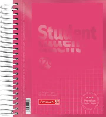 Produktbild von 5X BRUNNEN 106724225 Collegebl A6 kar 120Bl tulip
