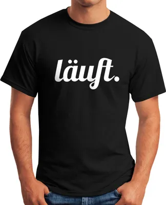 Produktbild von cooles lustiges Herren T-Shirt - läuft - Fun-Shirt Moonworks® XXL