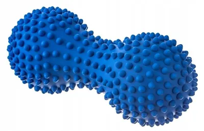 Produktbild von Tullo Duoball Massage- und Rehabilitations-Roller 15,5cm Blau