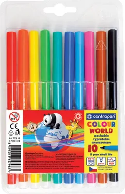 Obrázek produktu pro Popisovače Centropen 7550 - sada 10 ks