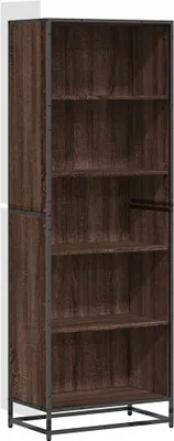 Image de Bibliothèque chêne marron 60x35x170,5 cm bois d'ingénierie