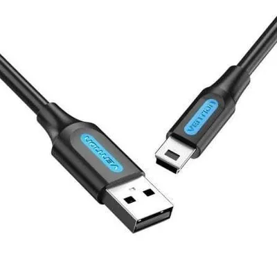 Zdjęcie produktu dla Vention COMBG, 1,5 m, USB A, Mini-USB B, USB 2.0, 0,48 Gbit/s, Czarny