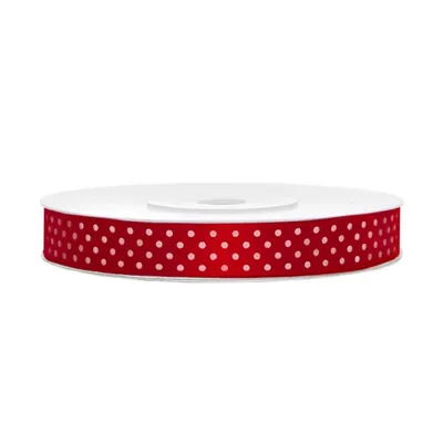Produktbild von Rotes Satinband 12 mm/25 m, 1 Stk.