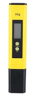 Productafbeelding van Waterkwaliteitstestapparaat - Klein digitaal pH-meter met LCD-display, geschikt voor vijvers, aquaria en zwembaden - Nauwkeurige pH-meting en geschikt voor drinkwater - Handig hulpmiddel