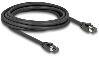 Obrázok produktu pre DeLOCK 80235, 3 m, Cat8.1, S/FTP (S-STP), RJ-45, RJ-45, Čierna