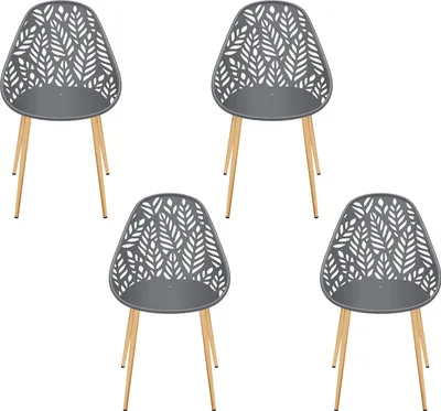 Image de Chaise Lucena Gris - Lot De 4