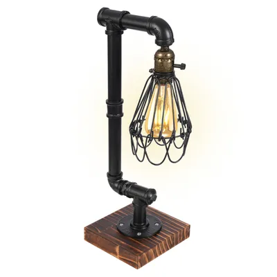 Zdjęcie produktu dla Lampki nocne lampa biurkowa w kształcie fajki wodnej E27 kreatywna lampa stołowa