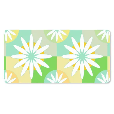 Produktbild von MuchoWow® Schreibtischunterlage Blumen - Sommer - Muster 80x40 cm - XXL Mauspad - Gaming Mauspad