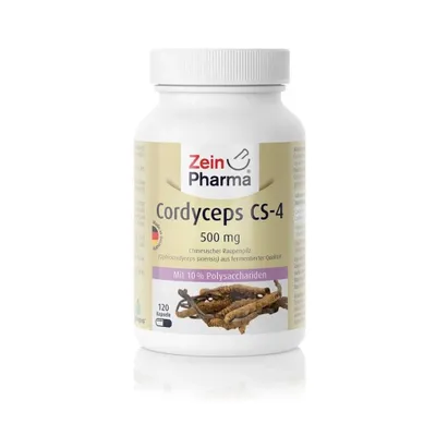Zdjęcie produktu dla Zein Pharma Cordyceps, Cordyceps CS-4, 500 mg, 120 kapsułek 13743