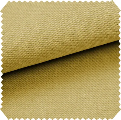 novely® RICKERT Velours Polsterstoff Senfgelb 1lfm