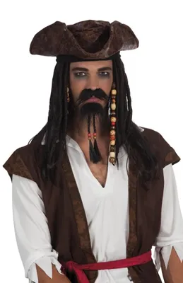 Immagine prodotto di baffi e uomini pirata Sikh neri