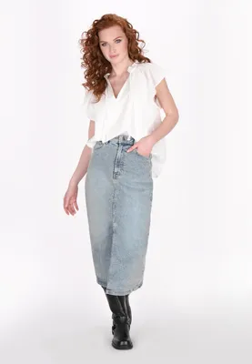 Image de Chemisier pour femme SAPORTA - blanc, taille M