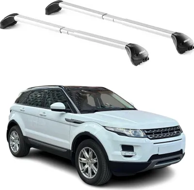 Image de Barres de toit pour Land Rover Evoque L538 2011-2018 5P Gris Argenté 2x ABE