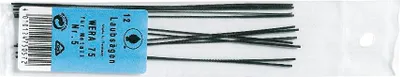 Image de Lame de scie à chantourner Wera de Schiessel pour le métal, taille 5, 12 lames de scie à chantourner