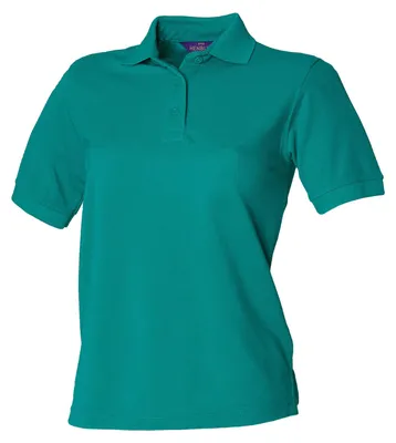 Immagine prodotto di Henbury - Polo "Classic" da donna, piqué LT5490 (L) (verde giada)