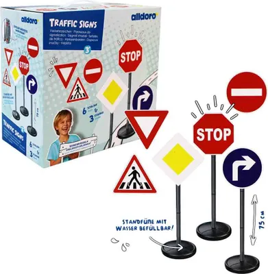 Obrázok produktu pre Verkehrsschilder Set Kinder - 6 Motive - ca. 70 cm