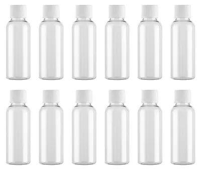 Produktbild von Set mit 12 wiederbefüllbaren Kunststoffflaschen à 30 ml