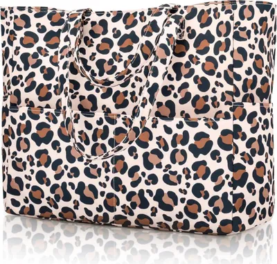 Produktbild von Strandtasche XXL Familie mit Reißverschluss Damen Badetasche Beach Bag