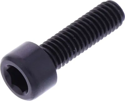 Produktbild von Zylinderschraube JMP Bolt M6x1,00mm 25mm Aluminium schwarz