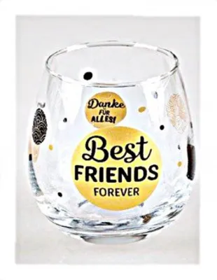 Produktbild von Whiskyglas, Wasserglas oder auch Weinglas mit Spruch Best Friends Forever""