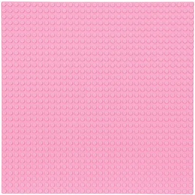 Produktbild von Duża PŁYTKA KONSTRUKCYJNA do klocków Standard kreatywna podstawa, 32x32 różowa