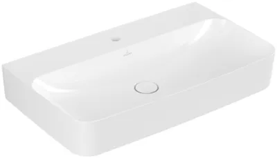 Immagine prodotto di Villeroy & Boch Finion lavabo, sans trop-plein, 1 trou pour robinet, partie inférieure polie, 800x470mm, 41688LR1, 41688LR1