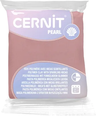 Produktbild von Cernit Polymer Clay Pearl Polymer-Ton Pink 56 g