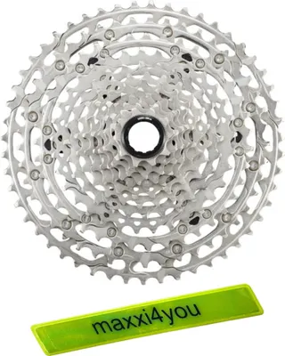 Produktbild von Shimano Kassetten 12-Fach Sprocket CS-M6100 MTB 10-51 Zähne inkl. maxxi4you Reflexband