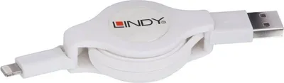 Image de Câble Lightning Lindy 31620 1 m blanc