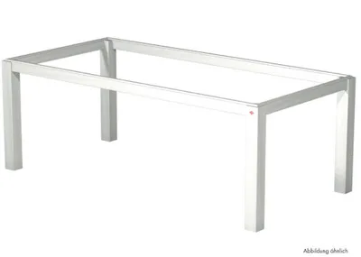 Produktbild von Tischgestell T120 Edelstahloptik 2000 x 1000 x 720 mm
