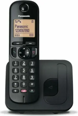 Image de Téléphone sans fil panasonic kx-tgc250spb/ noir
