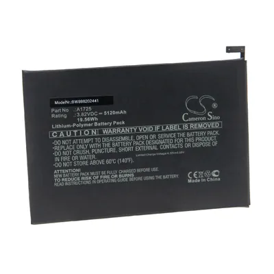 Produktbild von vhbw Akku kompatibel mit Apple iPad Mini 5, MUQX2LL/A, A2133, A2126, A2125, A2124, A2114 Tablet Pad (5120 mAh, 3,82 V, Li-Polymer)