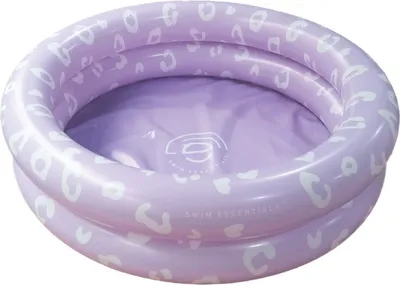 Zdjęcie produktu dla Swim Essentials Basen 60 cm Fioletowy wzór lamparta 60 x 15 cm | Basen dla dzieci