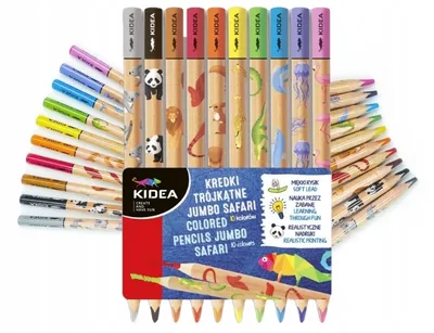 Produktbild von Olo dreieckige Bleistifte 10 Farben