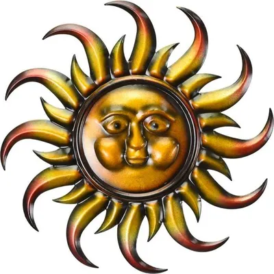 Produktbild von Wanddeko Eisen Sonne