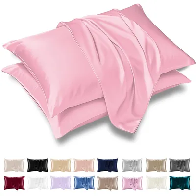 Produktbild von Satin Seidenkissenbezüge - Set von 2 in Standardgröße
