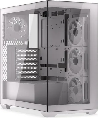 Produktbild von KRUX ATX Gaming-Gehäuse Exo White, ATX, 4x120mm Lüfter ARGB, für 181mm CPU