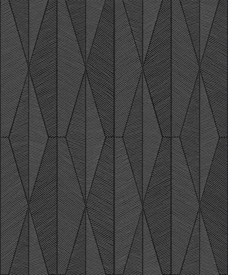 Immagine prodotto di Carta da parati Masureel motivo geometrico nero - 631072 - 53 cm x 10,05 m