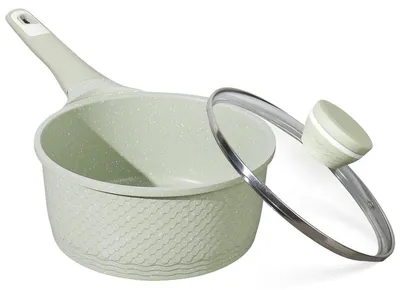 Productafbeelding van Stelpan 18 cm met deksel, 2,0 liter, met antiaanbaklaag, geschikt voor alle warmtebronnen, inclusief inductie. Vrij van PFAS en PFOA