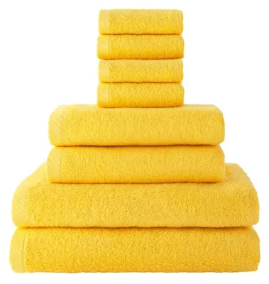 Productafbeelding van Top Handdoekenset – 8-delig – 2 douchehanddoeken, 2 handdoeken/waslappen
