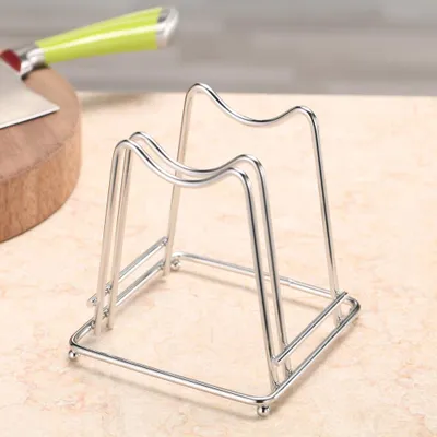 Obrázok produktu pre Držiak dosky na krájanie z nehrdzavejúcej ocele Chopping Board Stand Rack Kuchynský organizátor pre domácnosť