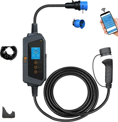 Produktbild von EV-Ladegerät, 7 kW Leistung, einstellbarer Strom 32 A, Typ2 7KW APP