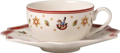 Produktbild von Villeroy & Boch Toy's Delight Kaffee-/Teetasse mit Untert. weiss 2tlg. Premium Porcelain 0 1485851293