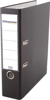 Produktbild von Ordner 3339 DIN A4 80mm PP schwarz Packung mit 20 Stück