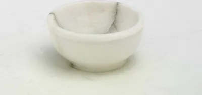 Produktbild von Räucherschale, Weihrauchschale aus Specksten in Marmor-Weiß Ø 7,5 cm für Räucherkohle