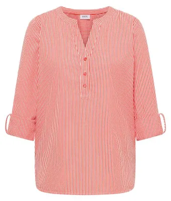 Produktbild von Cecil (304) Seersucker Stripe Blouse, cherry tomato orange 27395 27395 M