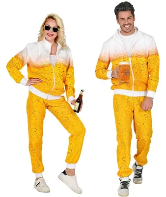 Produktbild von Kostüm Trainingsanzug Bier Gr. S, Oberteil, Hose, Widmann