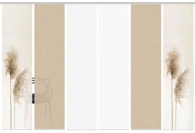 Produktbild von 80922 Schiebegardine IRLOS, Digitaldurck, Seidenoptik, 260x60 cm