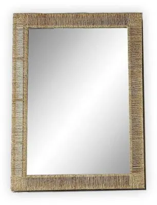 Imagen del producto de Pomax Douli Spiegel, diseño "Natur", dimensiones: 76 cm de largo x 5 cm de ancho x 56 cm de alto